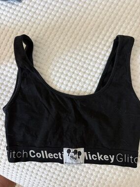 Zara Mickey Glitch Collection tank top